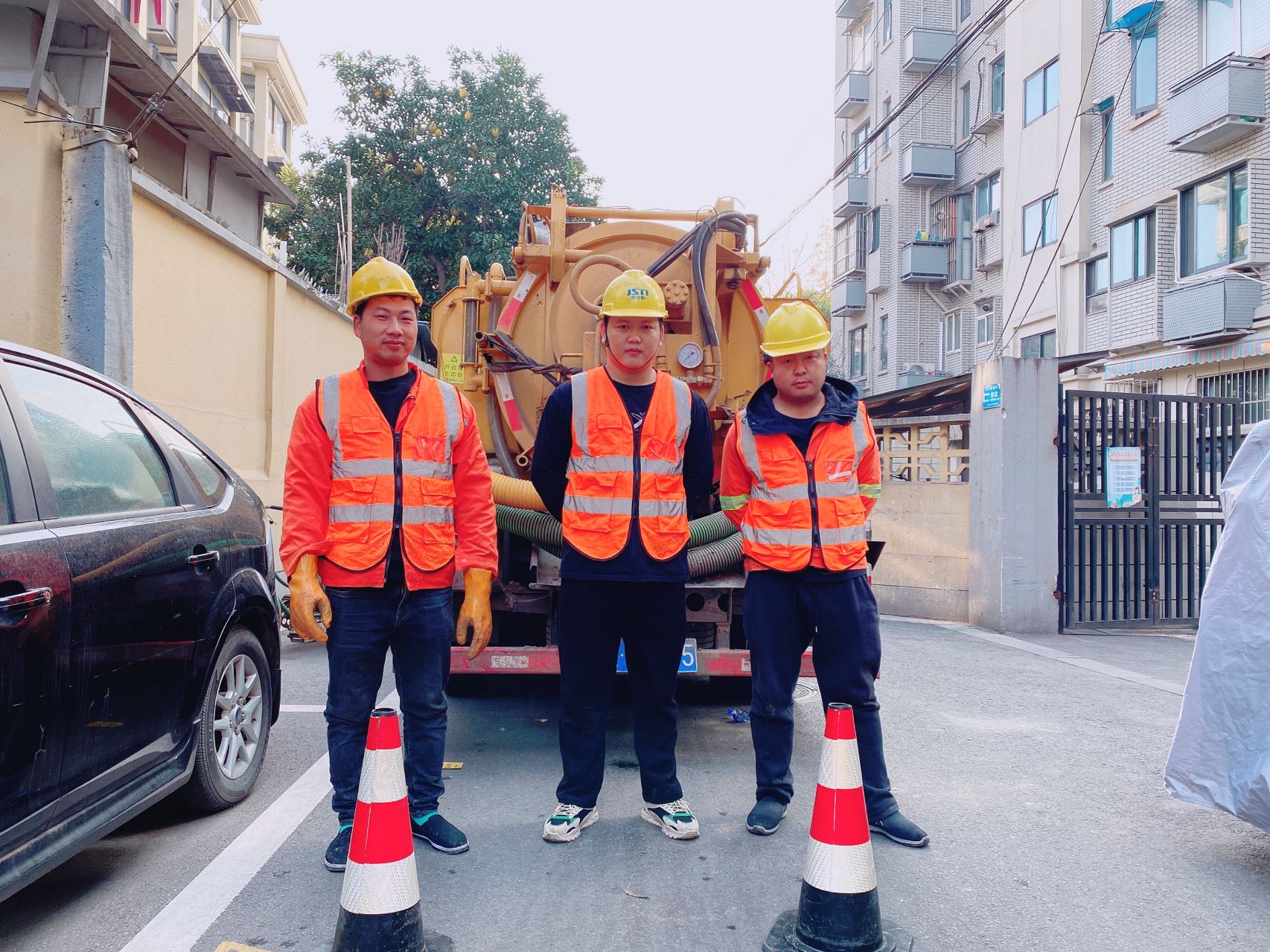 江浦南京某小区管道清淤检测施工